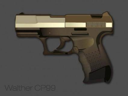 Walther Pistol Vector