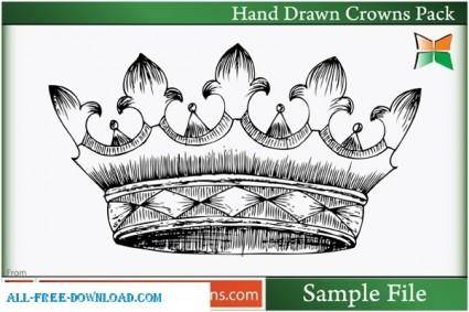 Hand Drawn Crowns