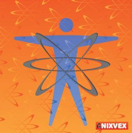 NixVex NixVex "Atomic Energy" Free Vector Texture and Symbol