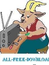 Goat Repairing Radio