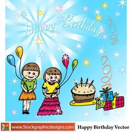 Happy Birthday Vector