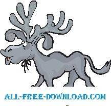 Moose Antlers Tied On