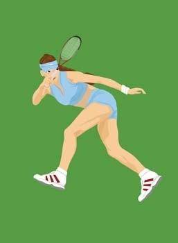 Tennis sport vector 2