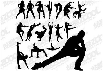 Vector dance, dance, ballet, hip-hop