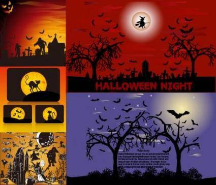 Halloween clip art illustrations