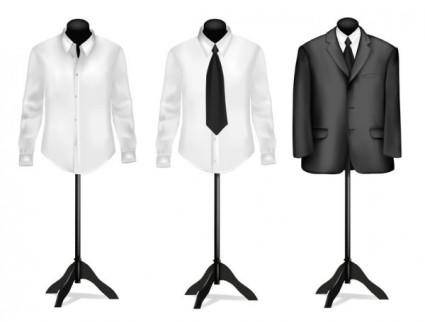 Suit and shirt vector