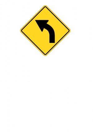 Sign turn left