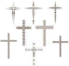 Stylized cross set