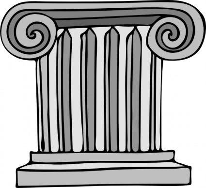 Short Pillar clip art