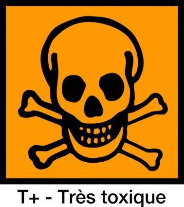 Very Toxic Sign Symbol clip art