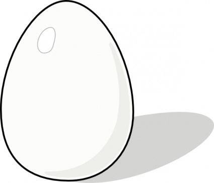 White Egg clip art