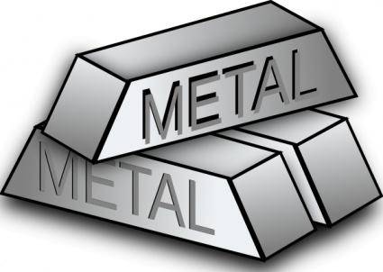 Metal Block Icons clip art