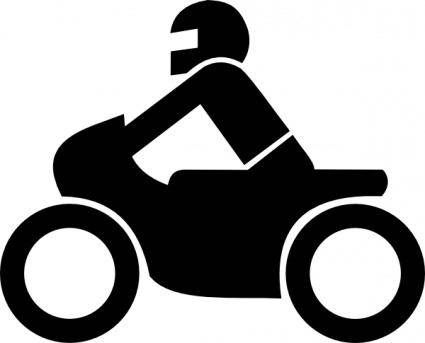 Motorrad Aus Zusatzzeichen clip art