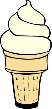 Soft Ice Cream Cones Ff Menu clip art