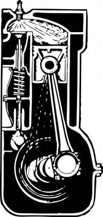 Engine Cross Section clip art