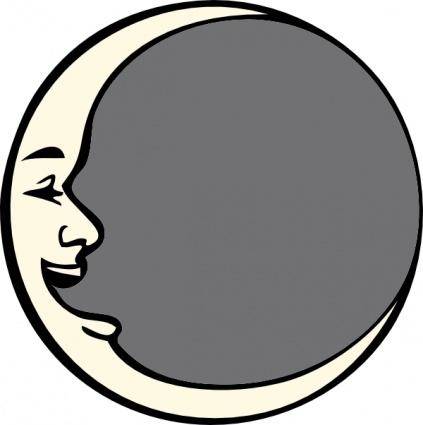 Man In The Moon clip art