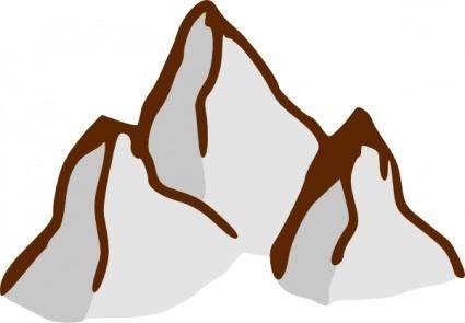 Game Map Symbols Mountains clip art