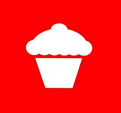 Cupcake Icon clip art