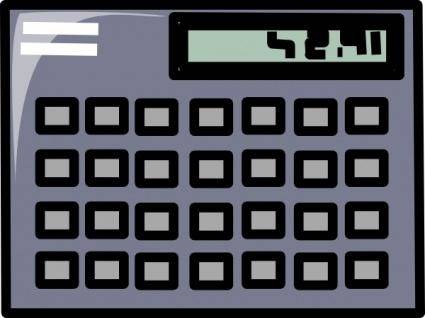Scientific Calculator Symbol Icon clip art
