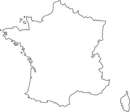 Carte De France clip art