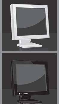 LCD Monitor Vector 2