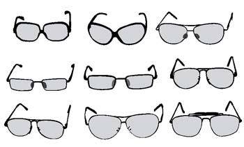 Glasses vector