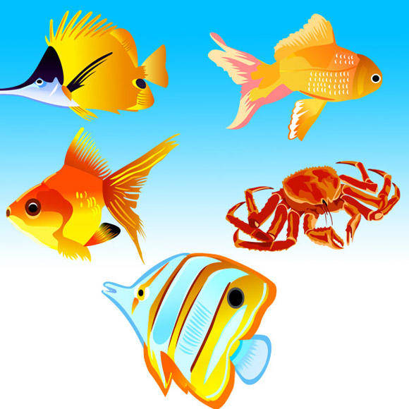 Free Vector Fish Icons