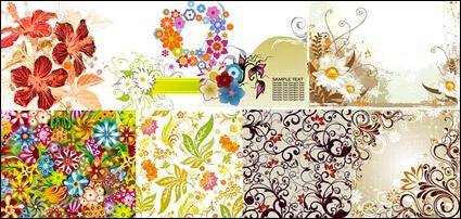 Exquisite fashion pattern vector material package-2