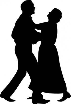 Dancing Couple clip art