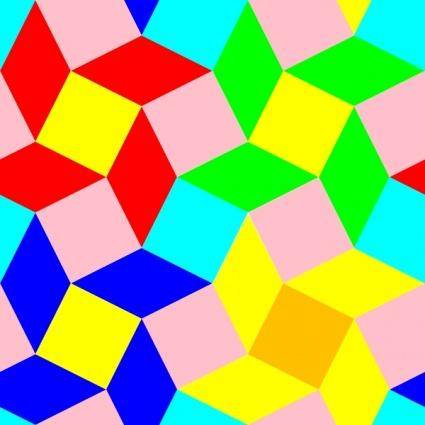 Diamond Squares 4 Filled Pattern clip art