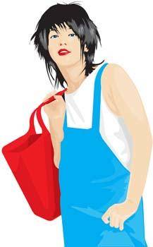 Shopping girl 21