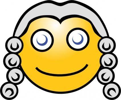 Smiley Magistrate clip art