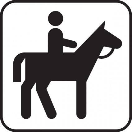 Horse Back Riding clip art
