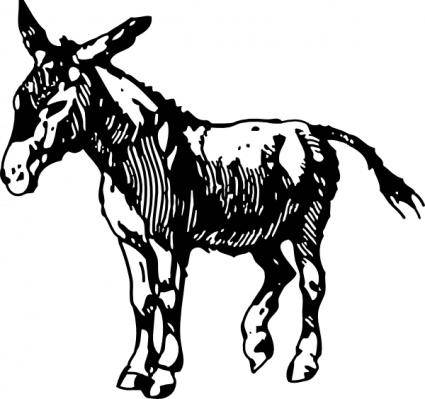 Donkey clip art