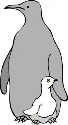 Pinguino Col Piccolo clip art