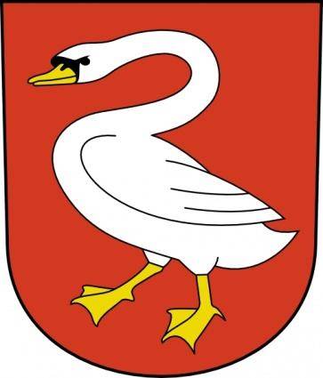 Swan Goose Coat Of Arms clip art