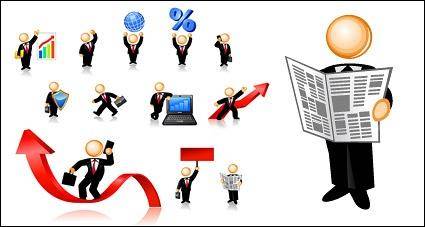 Business Person of the icon image of the vector material