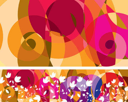 Free Fashion Pattern Vector Background Abstract Floral