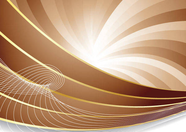 Dynamic Lines Of A Brown Background Vector Abstract Dynamic Vector