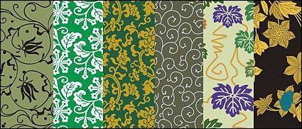 Vector traditional pictorial series 7 -Background patterns
