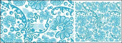 Vector blue background material pattern