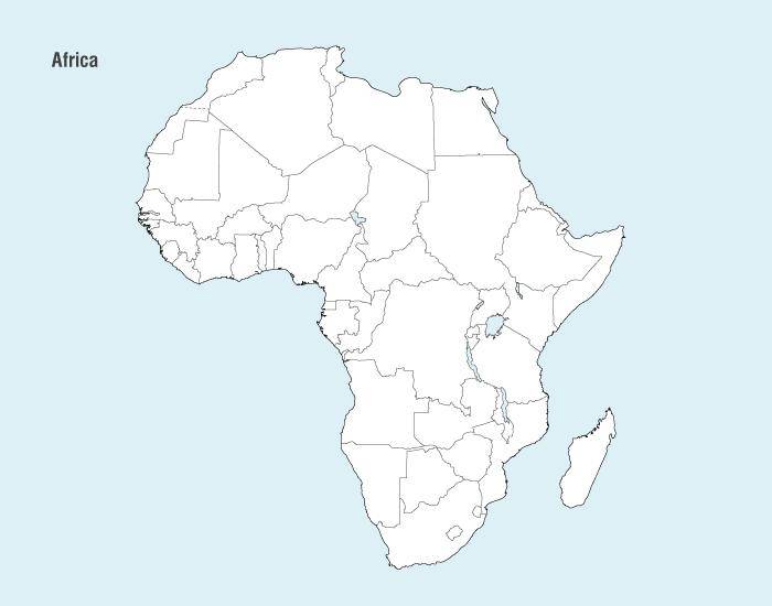 Map Vector of Africa