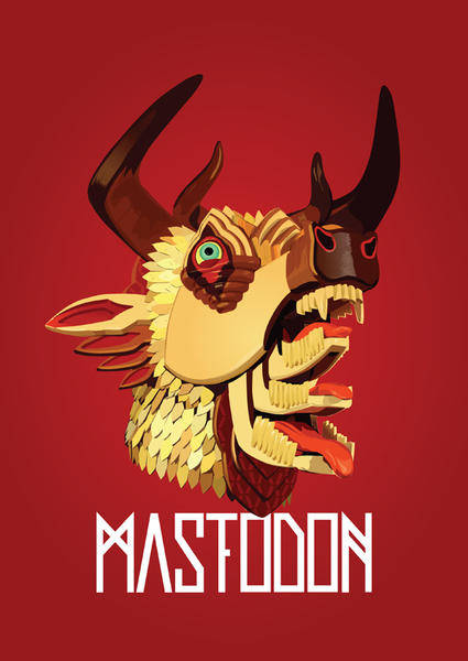 Mastodon - the hunter Vector