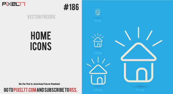 Free Vector of the Day #186: Home Icons