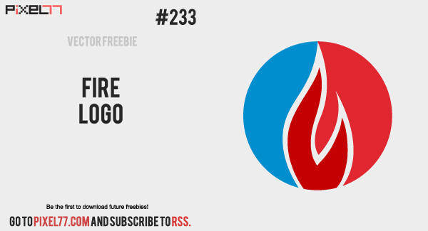 Fire Logo Vector - Free Vector of the Day #233