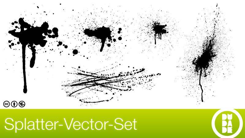 Splatter Vector Set
