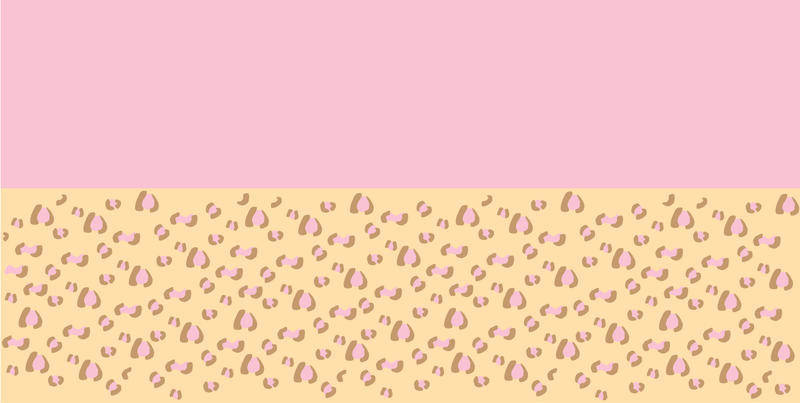 Pink Leopard Vector Background