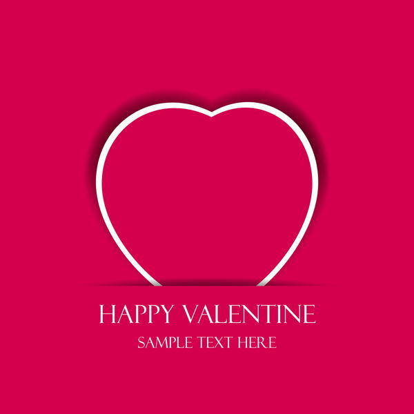 Valentine Heart Vector Card