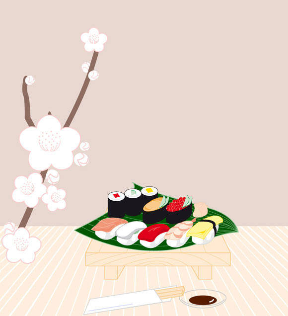 Sushi Vector Graphics